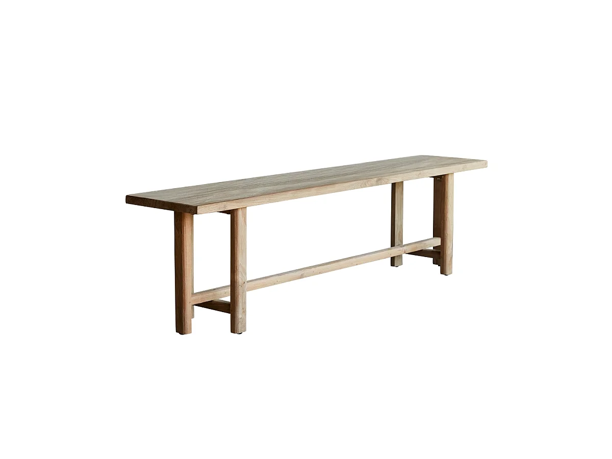 Antonia - Bench in reclaimed solid teak