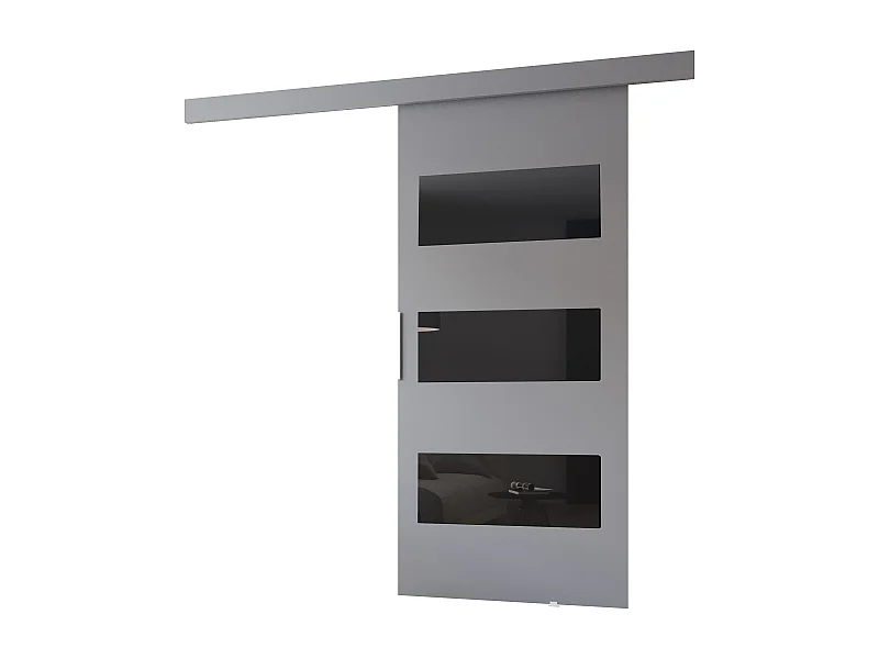 MINIO go for it, porte coulissante CLEAN E 76 cm portes de chambre | Gris