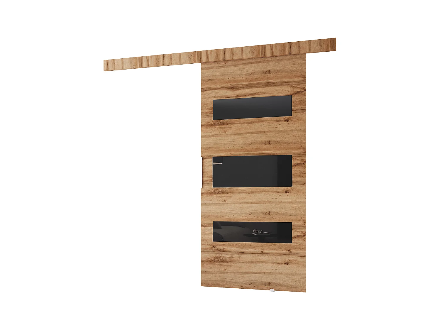 MINIO go for it, porte coulissante CLEAN D 96 cm portes de chambre | Chêne Wotan