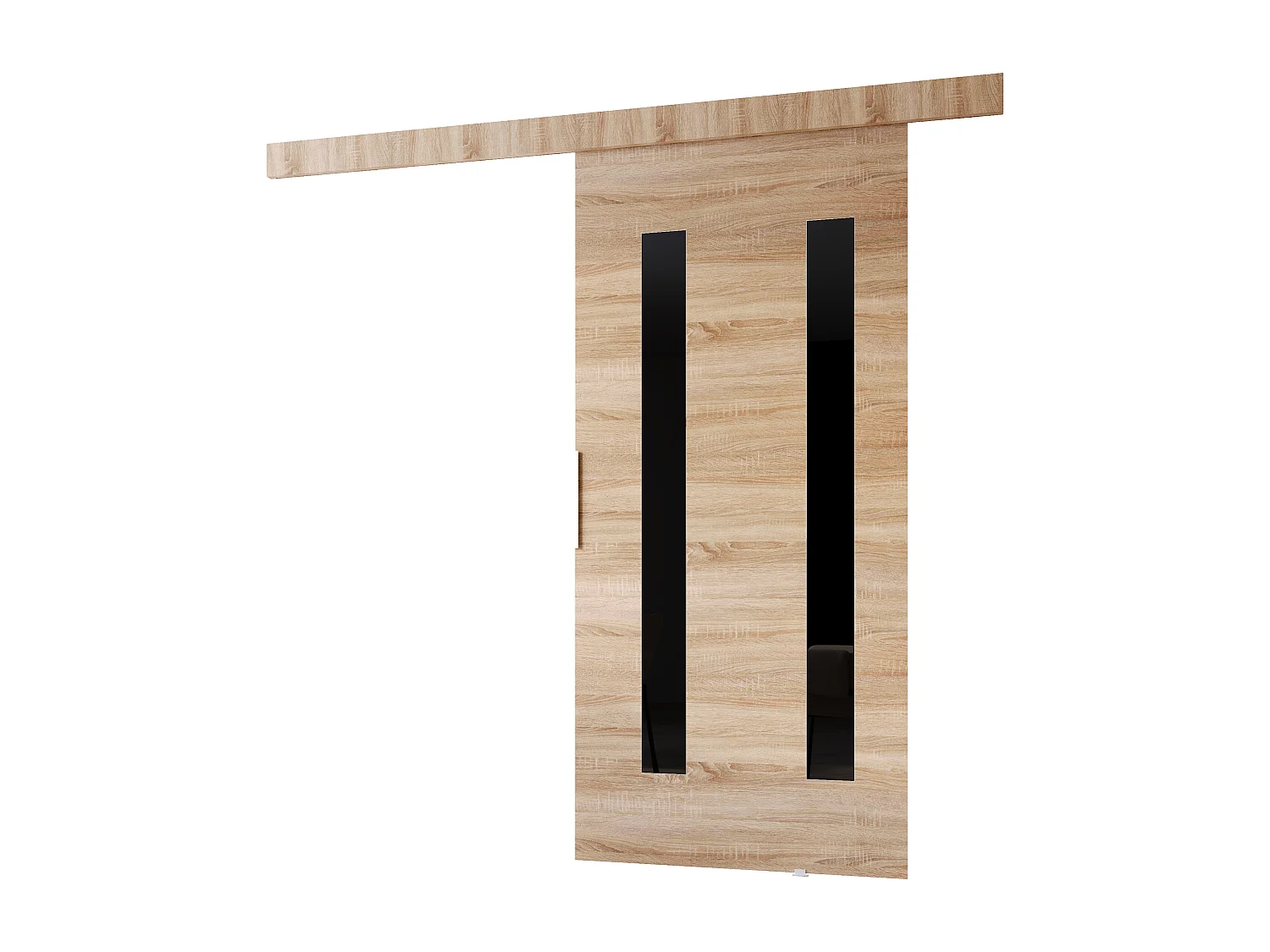 MINIO go for it, porte coulissante CLEAN H 106 cm portes de chambre | Chêne Sonoma