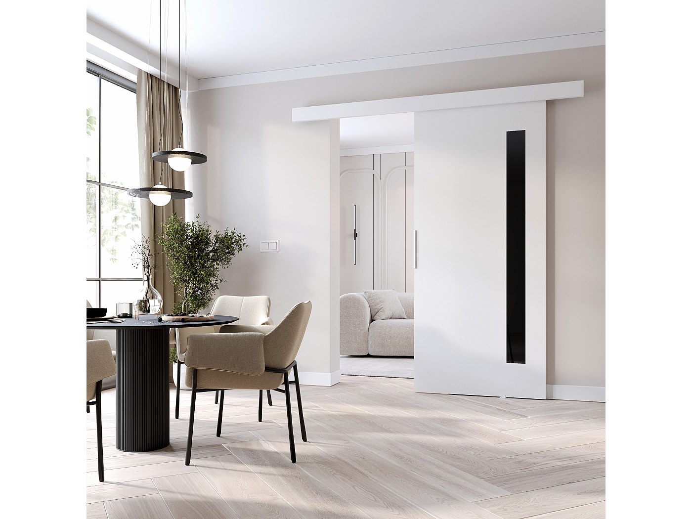 MINIO go for it, CLEAN G 106 cm interne schuifdeur in de kleur wit