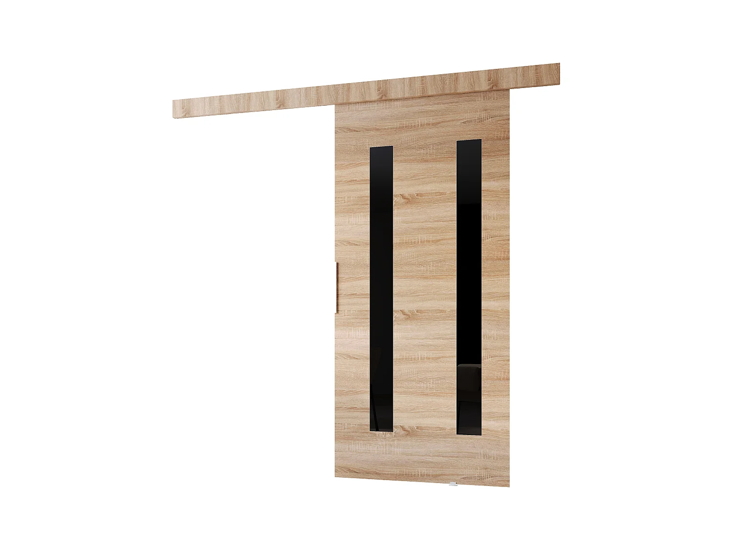 MINIO go for it, porte coulissante CLEAN H 86 cm portes de chambre | Chêne Sonoma