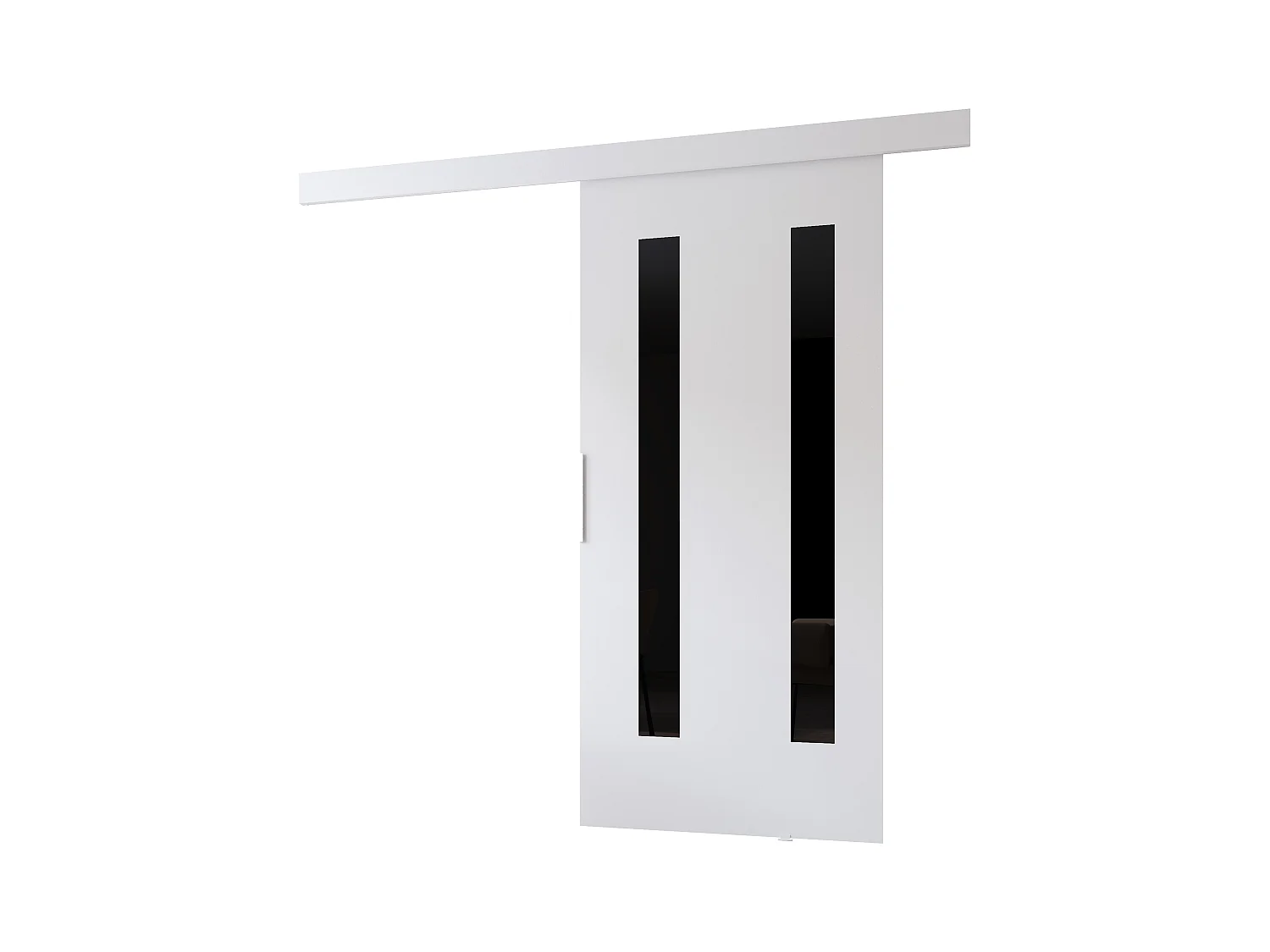 MINIO go for it, porte coulissante CLEAN H 96 cm portes de chambre | Blanc