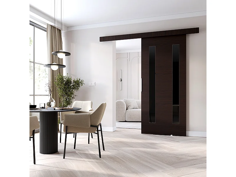 MINIO go for it, Schiebetür CLEAN H, 96 cm, Wenge