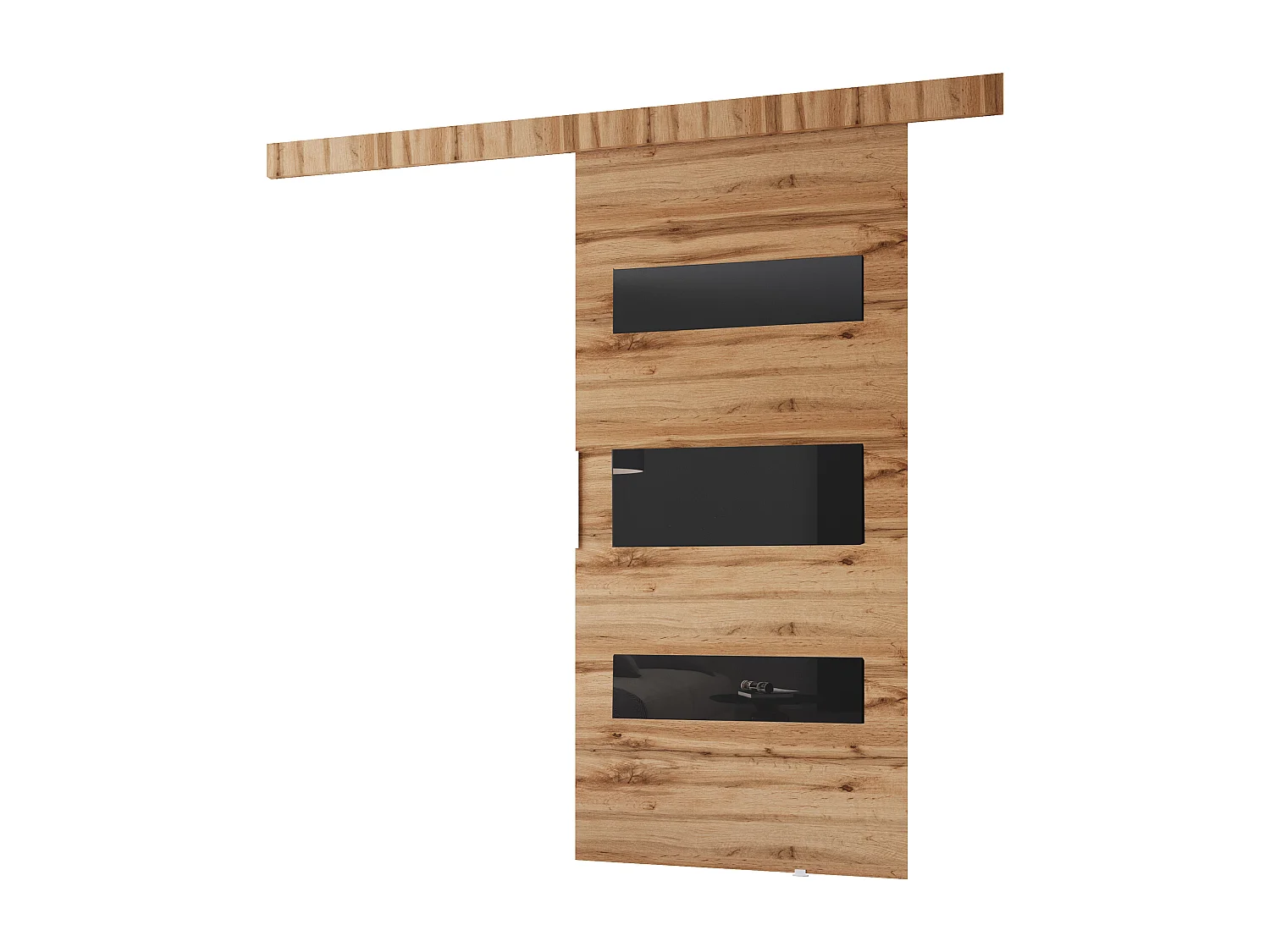 MINIO go for it, porte coulissante CLEAN D 76 cm portes de chambre | Chêne Wotan