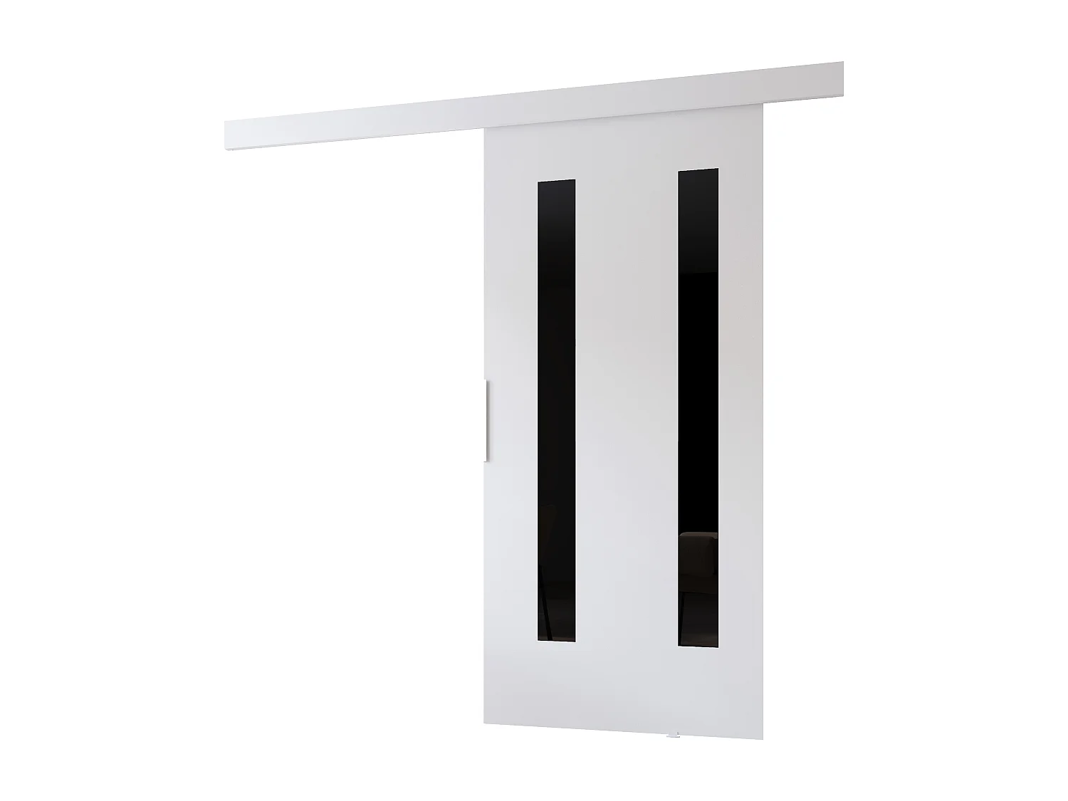 MINIO go for it, porte coulissante CLEAN H 106 cm portes de chambre | Blanc