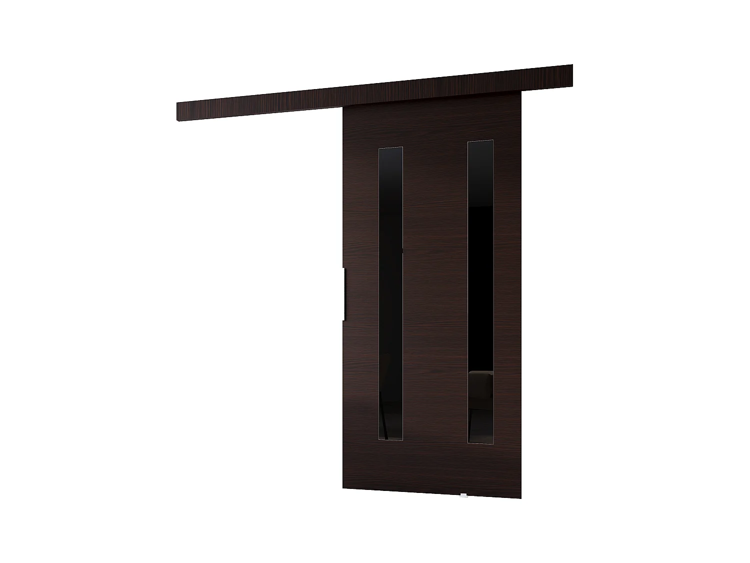 MINIO go for it, CLEAN H 76 cm interne schuifdeur  in de kleur wengé