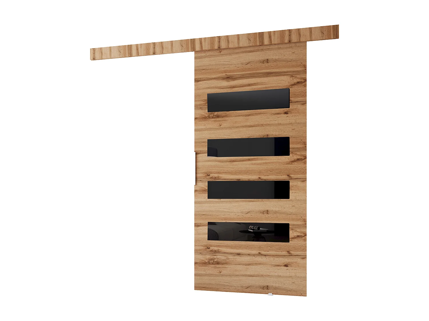 MINIO go for it, porte coulissante CLEAN F 96 cm portes de chambre | Chêne Wotan