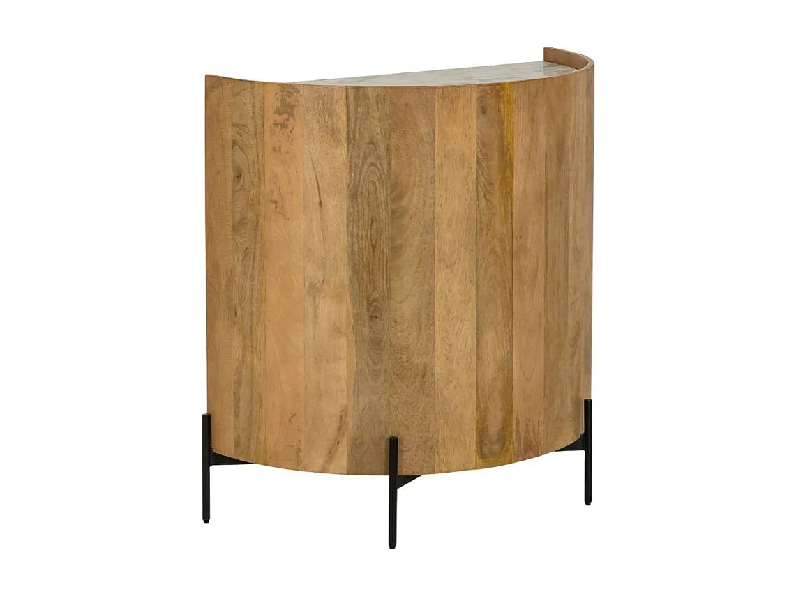 Meuble bar en bois de manguier et marbre Adler