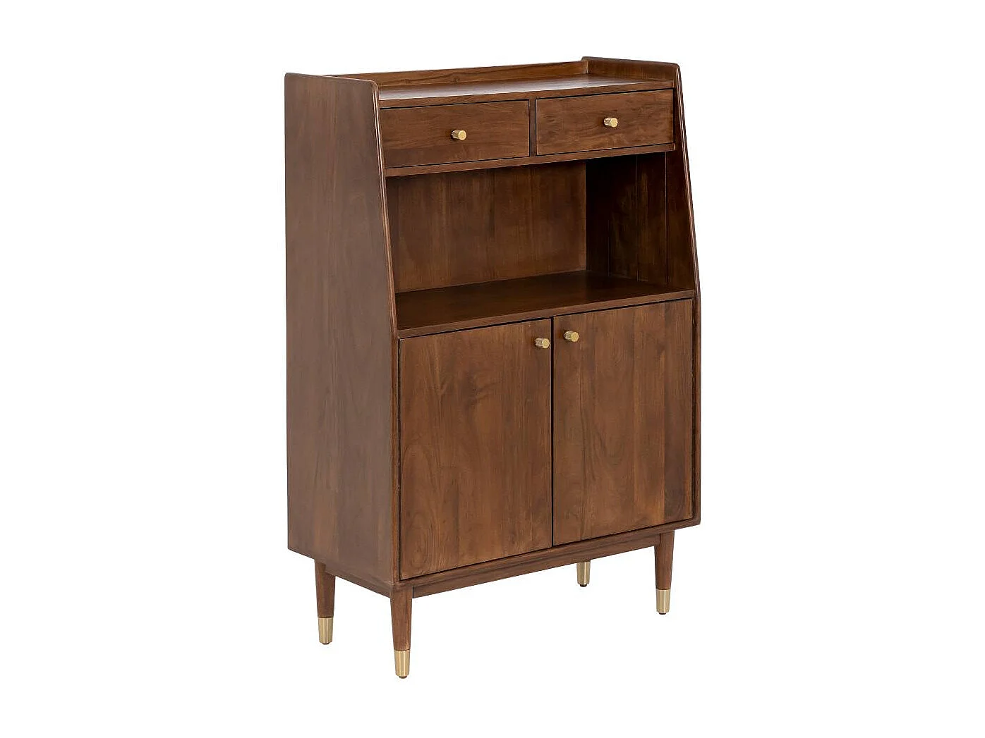 Buffet haut en bois d'acacia Emiel