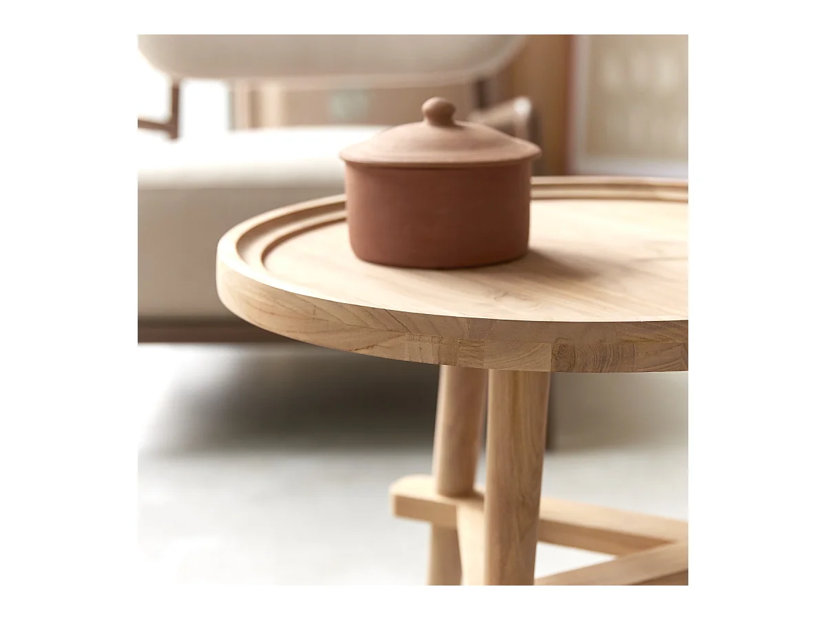 Beistelltisch aus Teakholz Paola