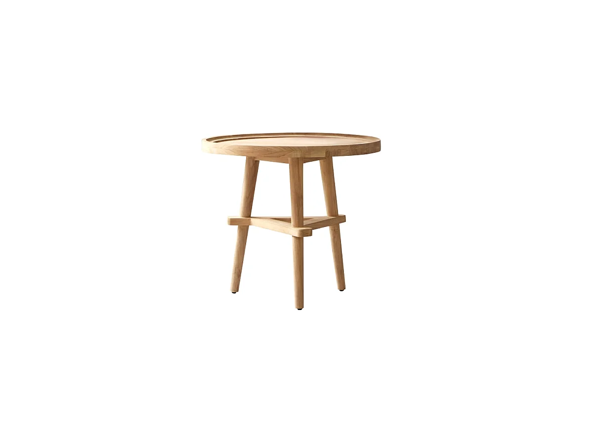 Paola - Solid teak side table
