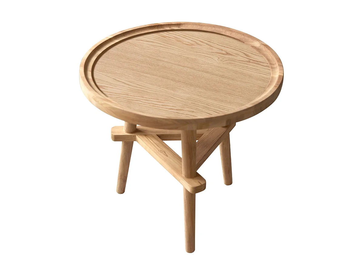 Paola - Solid teak side table