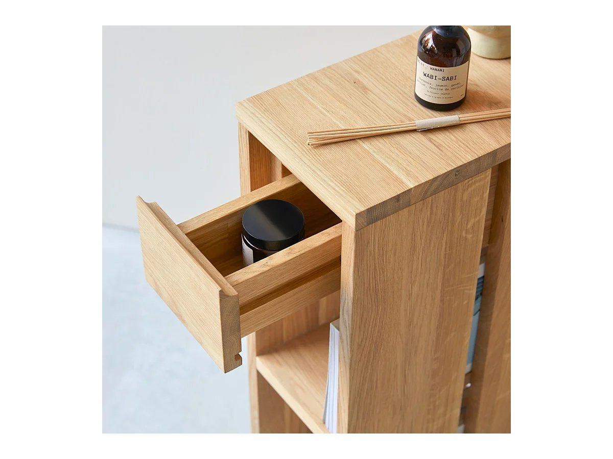 Beistelltisch aus massivem Eichenholz Eden