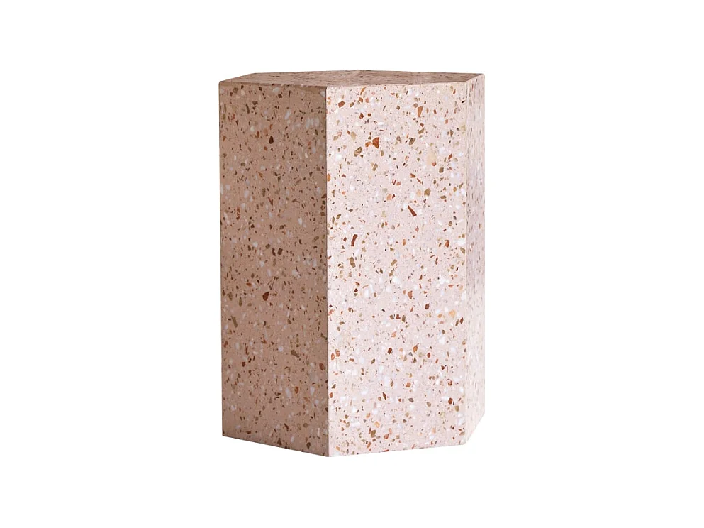 Tavolino in terrazzo premium rosa Zoé
