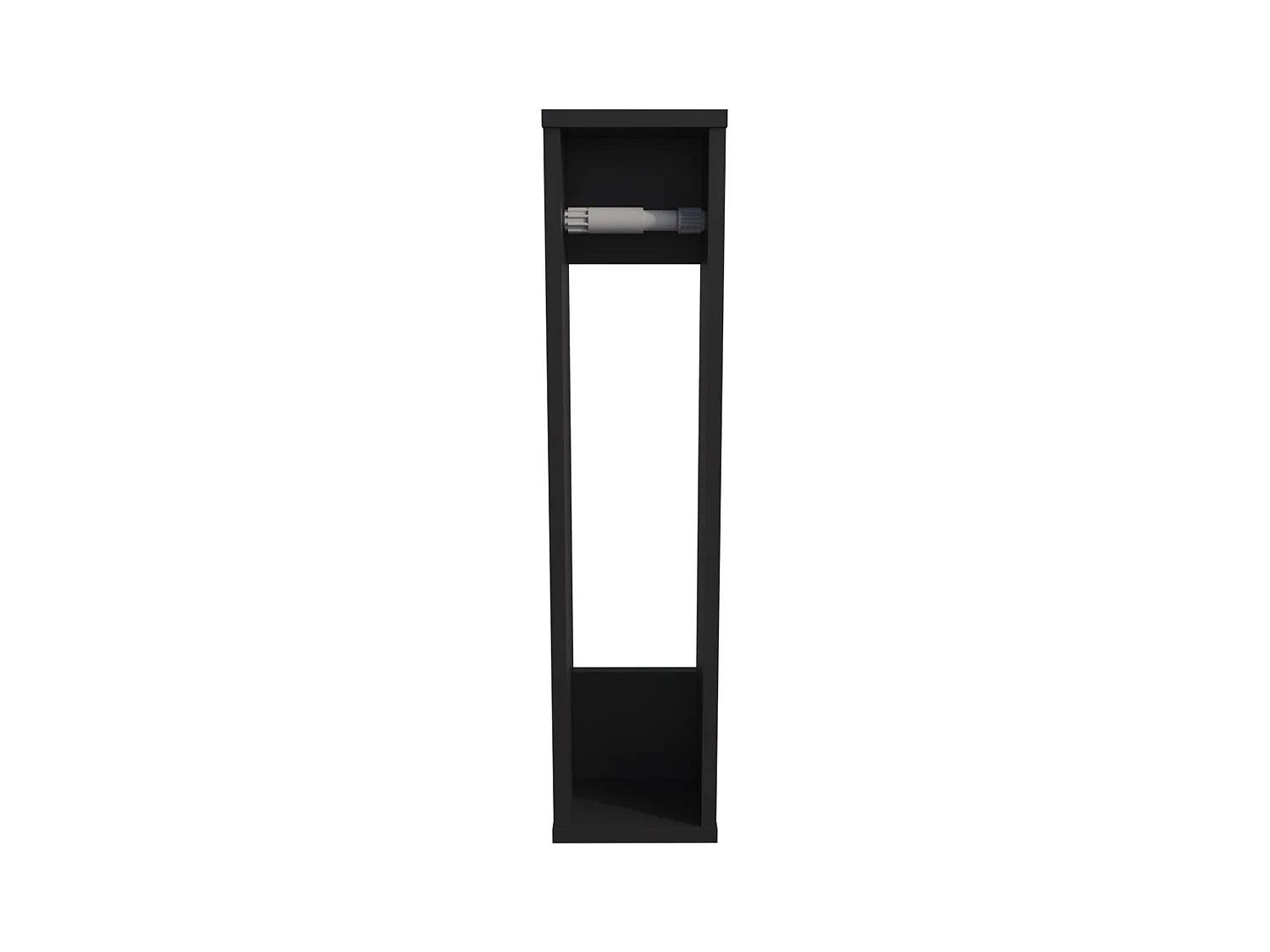 TUHOME Porte-Papier Toilette Supai en Mélamine, Noir