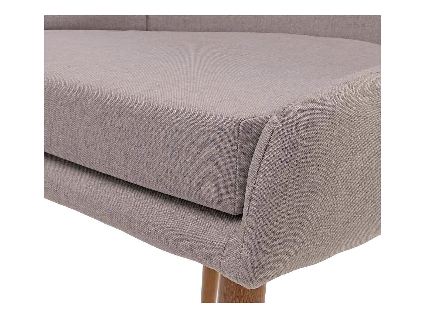Chaise de salle à manger MCW-O27 (lot de 6),  gris clair