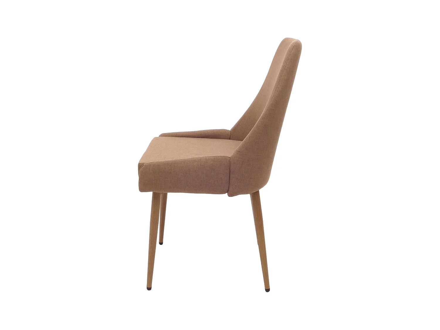 Chaise de salle à manger MCW-O27 (lot de 6),  marron