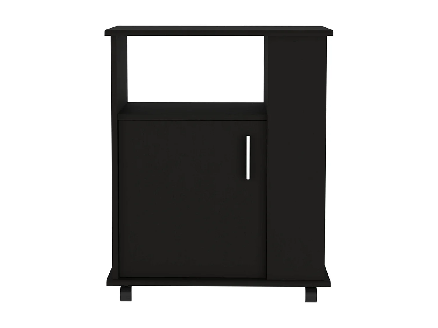 TUHOME Gabinete Inferior para Microondas Clayton Kit, Negro