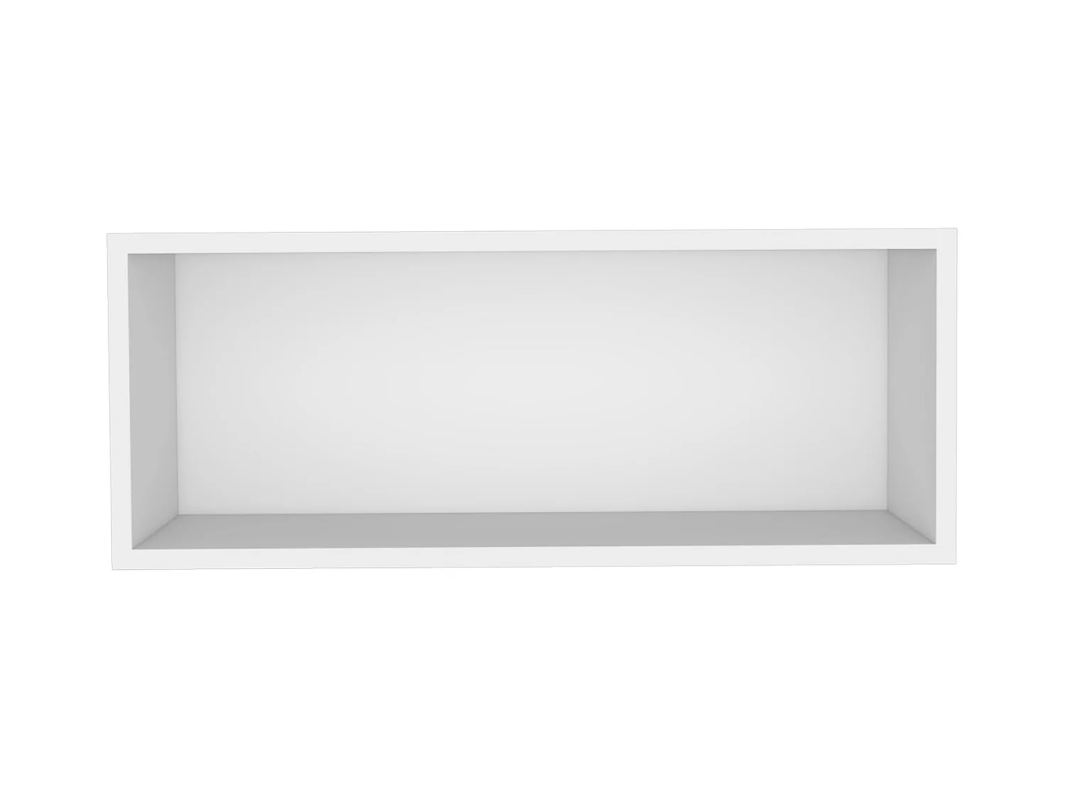 TUHOME Armário de Parede Hard Rock em Melamina com Prateleira Aberta