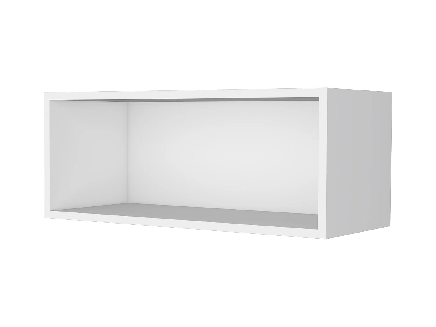 TUHOME Armário de Parede Hard Rock em Melamina com Prateleira Aberta