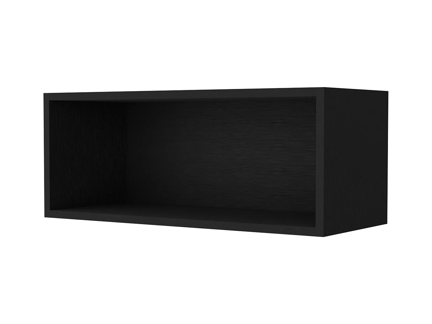 TUHOME Gabinete de Pared Hard Rock en Melamina con Almacenamiento Abierto