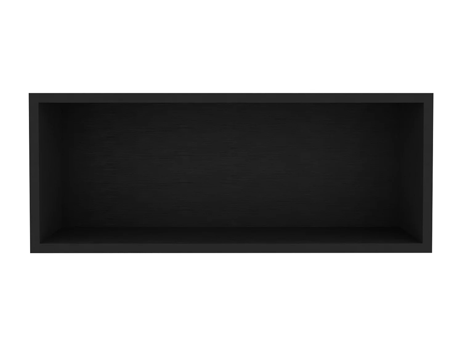 TUHOME Gabinete de Pared Hard Rock en Melamina con Almacenamiento Abierto