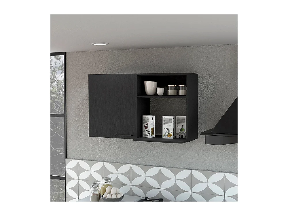 TUHOME Armário de Parede Oklahoma 2, Gabinete de Armazenamento de Parede Empilhável