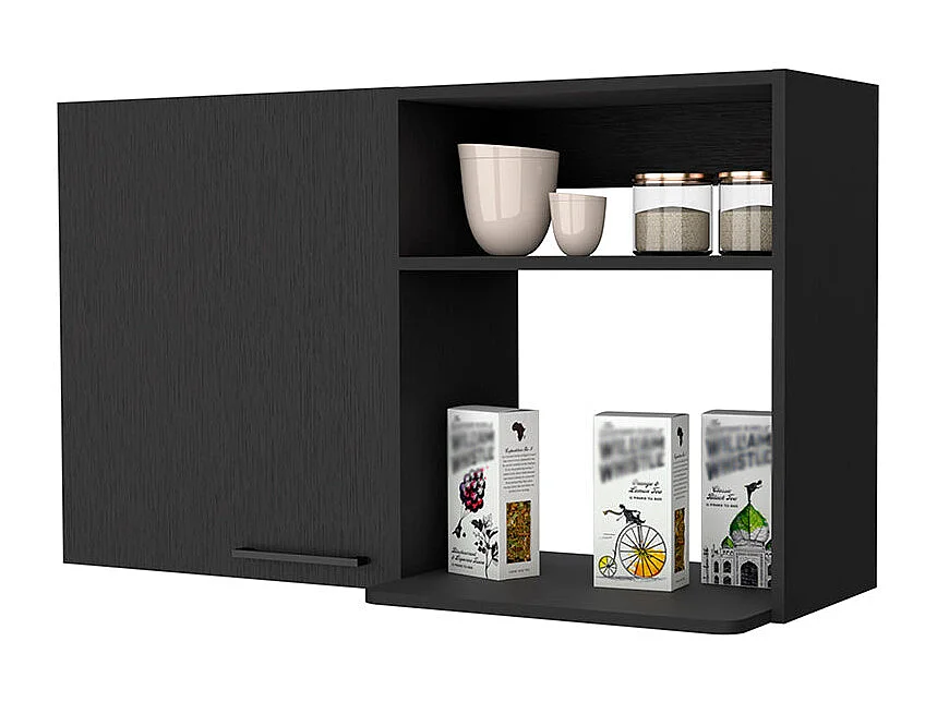 TUHOME Gabinete de Pared Oklahoma 2, Gabinete de Almacenamiento Apilable de Pared