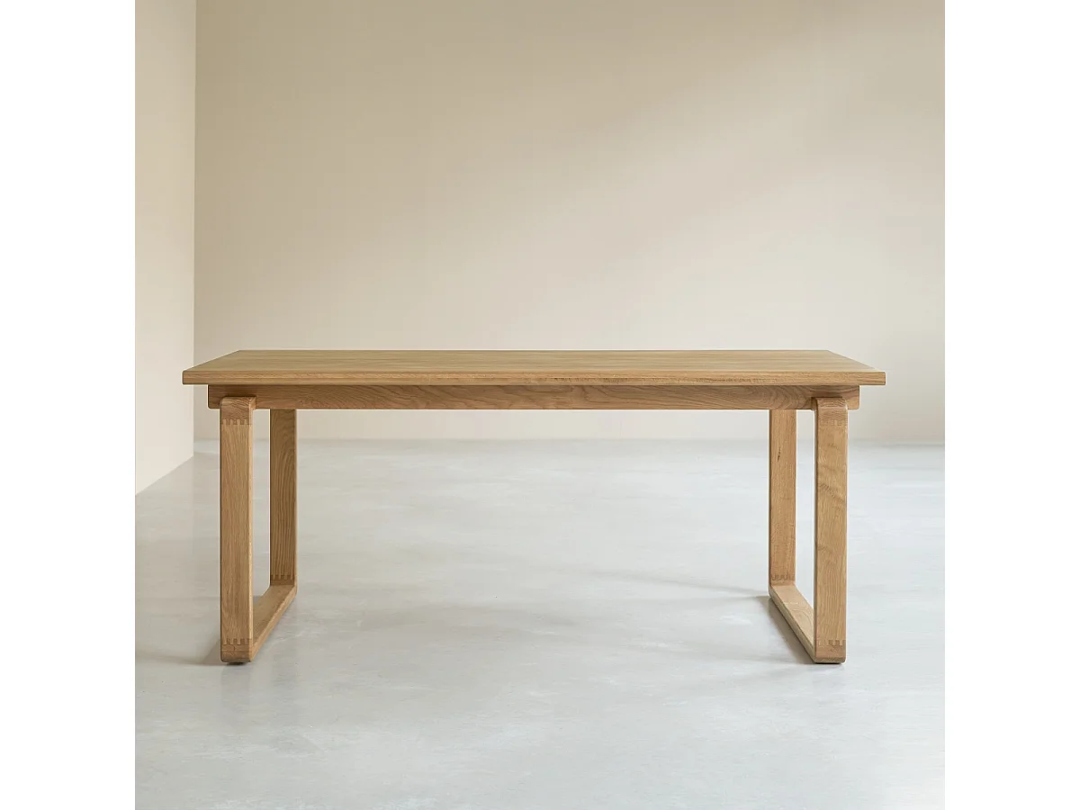 Holztisch aus massiver Eiche 180x95 Sybille