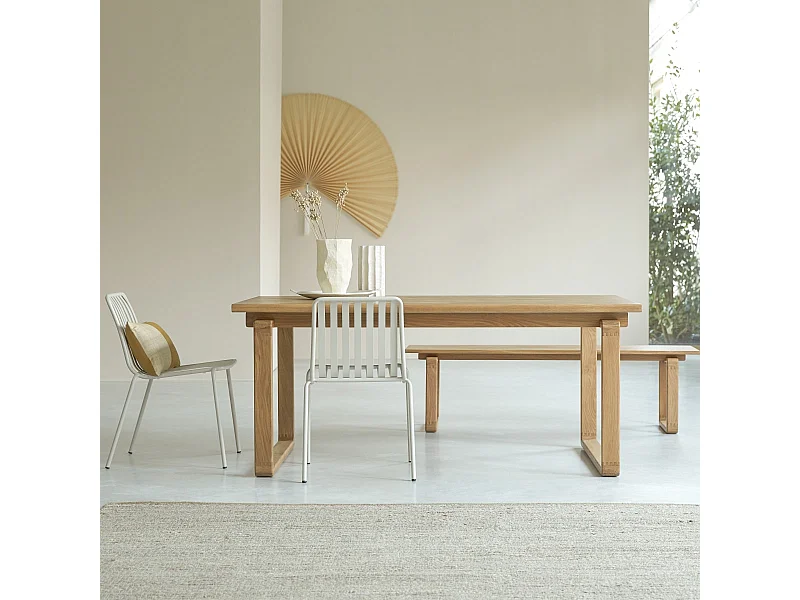 Tavolo Sybille 180x95 in rovere massello