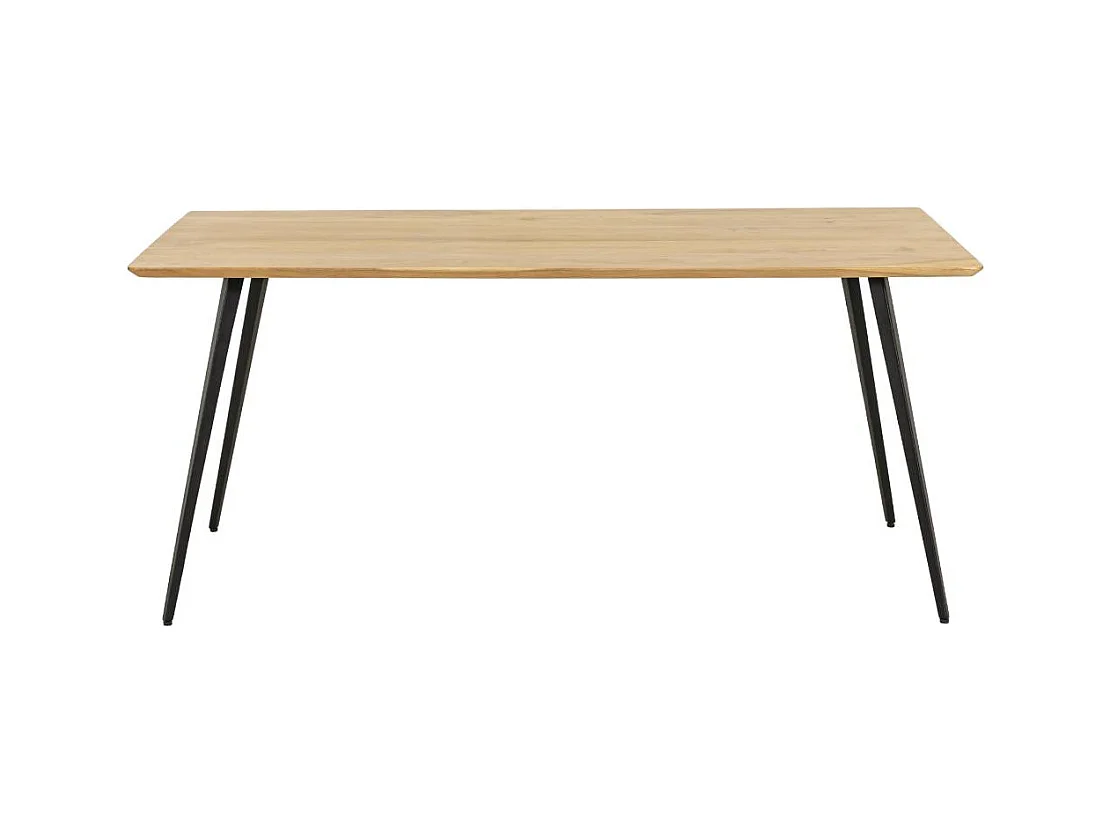 Table à manger en bois d'acacia et métal Alan