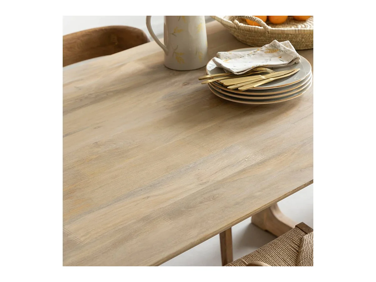 Table à manger en bois de manguier Anastasia
