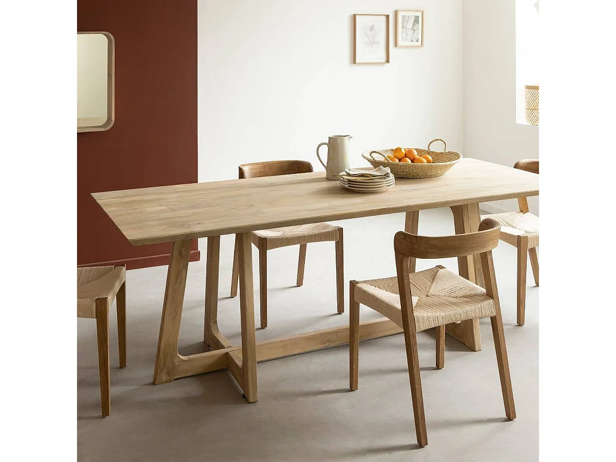 Mesa de comedor en madera de mango Anastasia