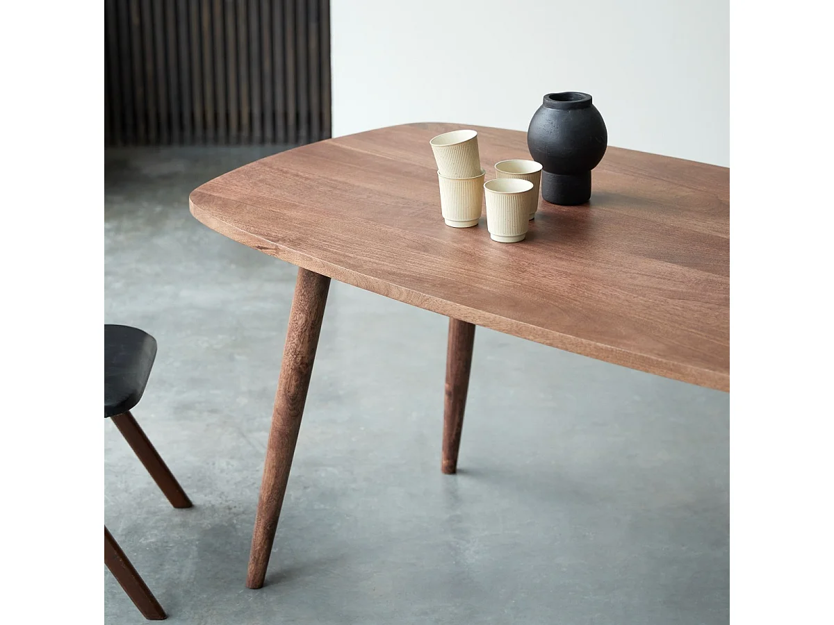 Table en bois de manguier 180x90 Lazare