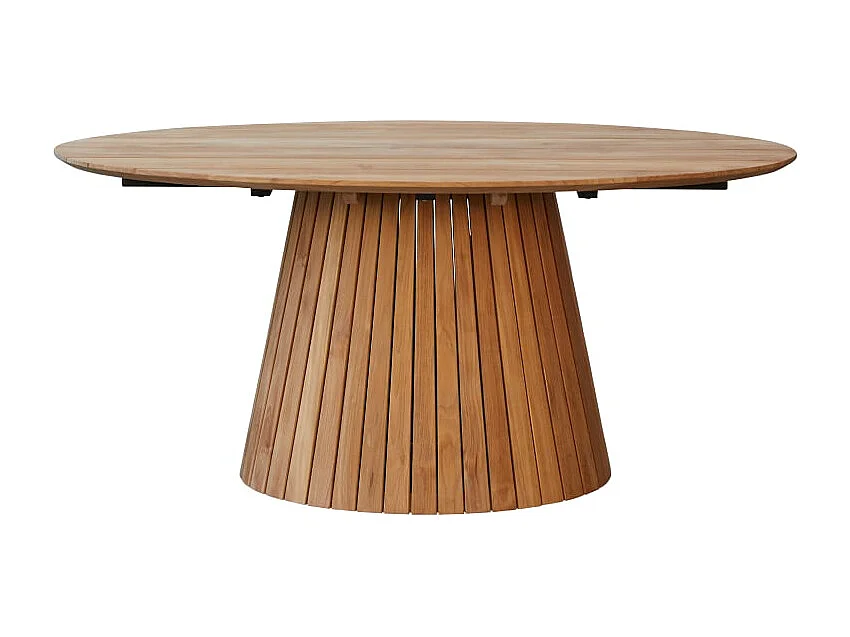 Ovaler Tisch Paloma aus massivem Teakholz 6 Pers.