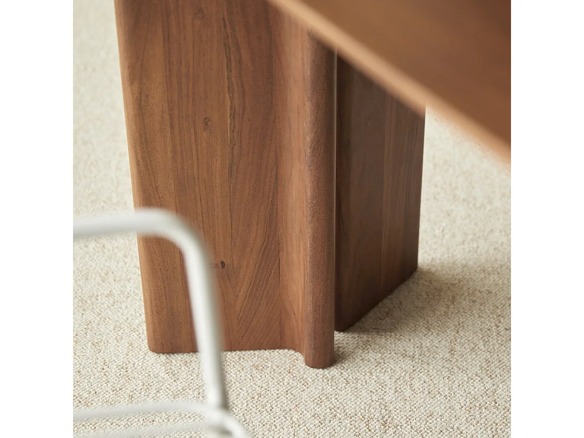 Table en bois d'acacia 160x60 Suzanne