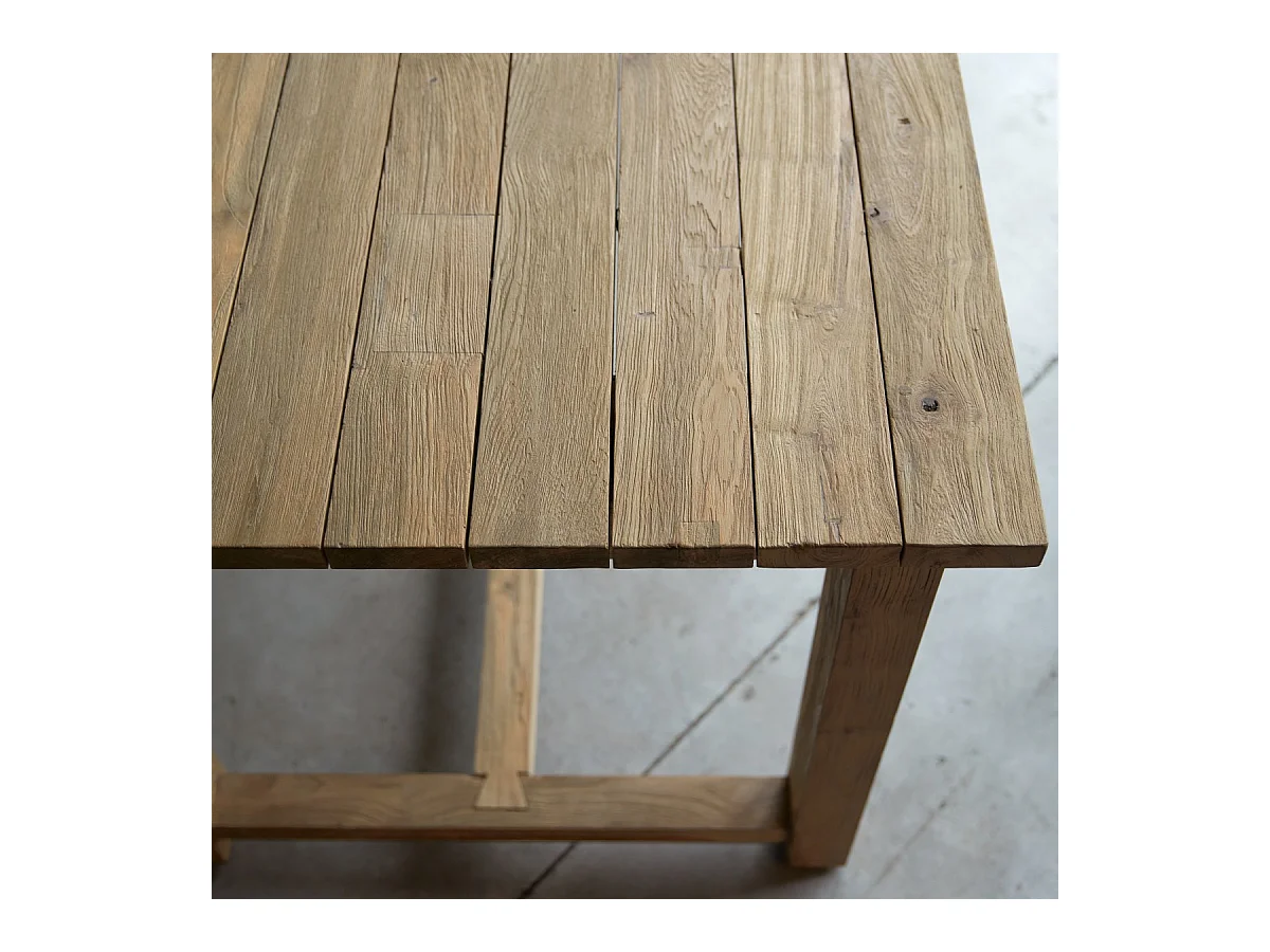 Table en bois de teck massif recyclé 200 Teresa