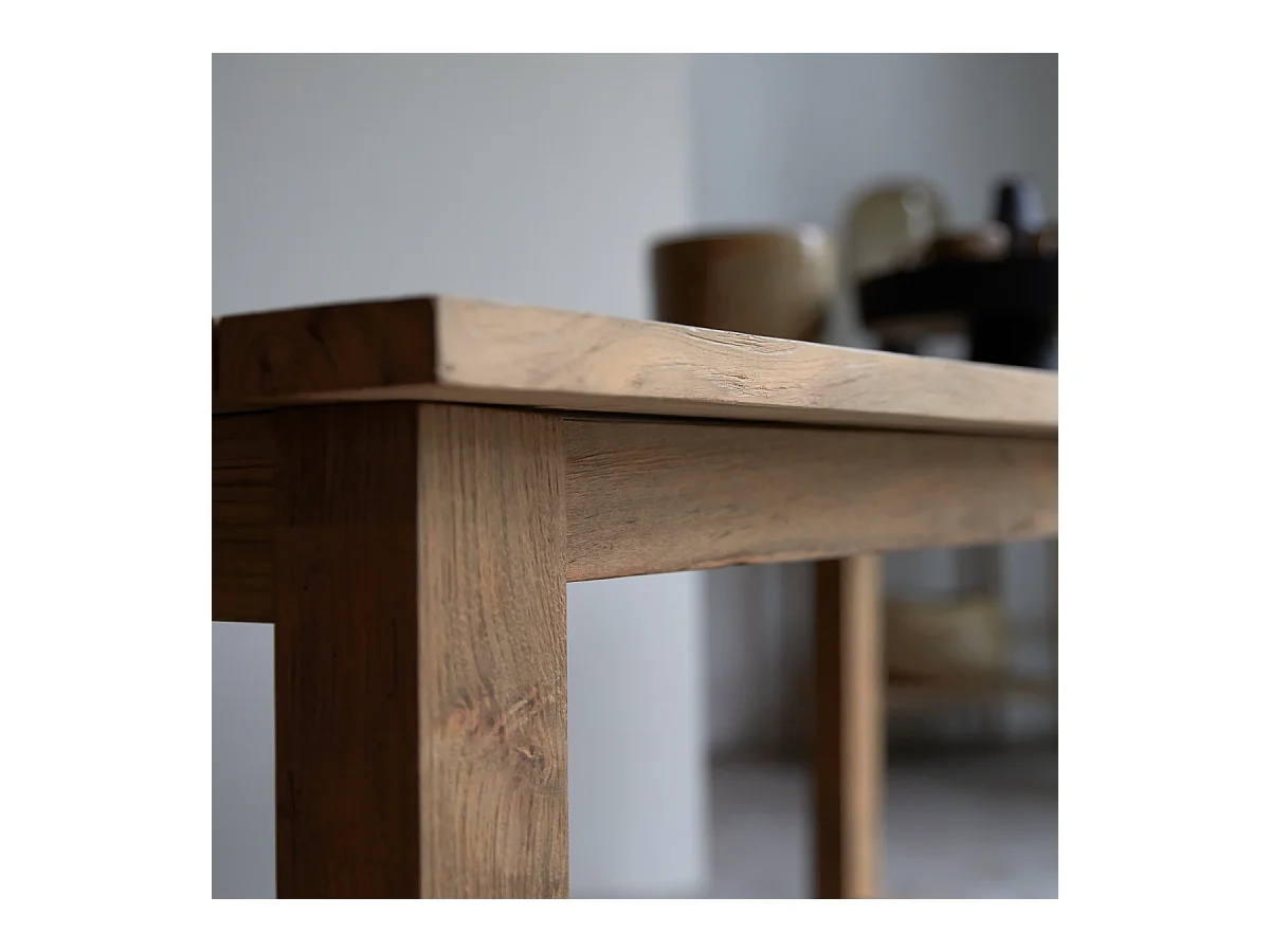 Table en bois de teck massif recyclé 200 Teresa