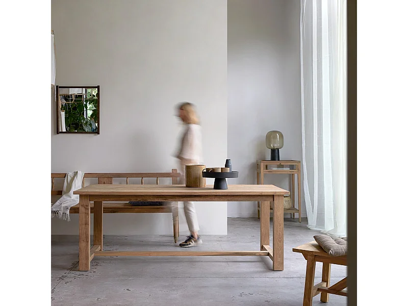 Tavolo in legno di teak massello riciclato 200 Teresa