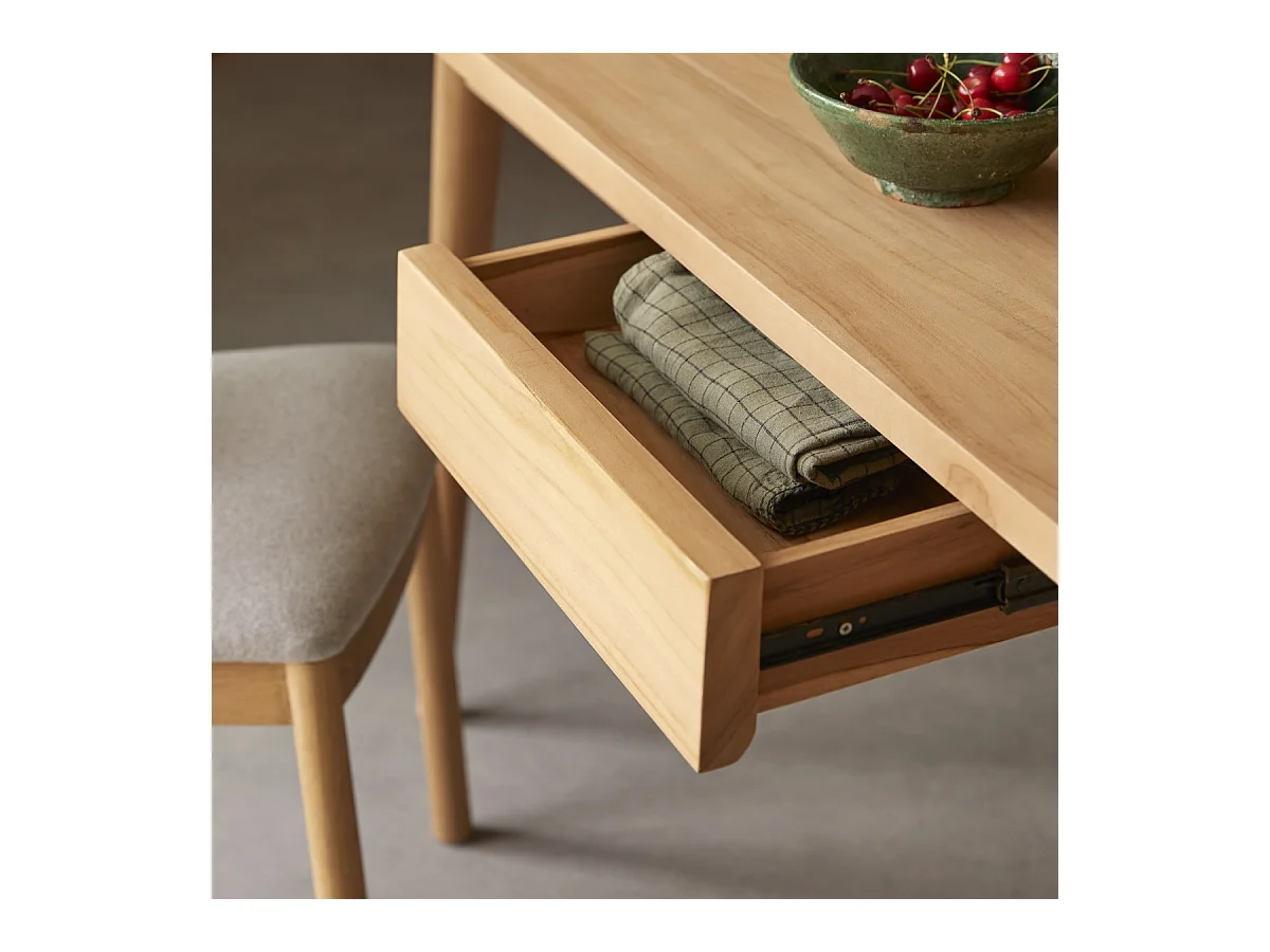 Esstisch aus Teakholz massiv Esszimmer Tisch 180x80 cm neu Tikamoon