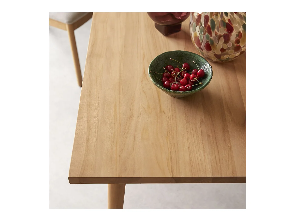 Esstisch aus Teakholz massiv Esszimmer Tisch 180x80 cm neu Tikamoon