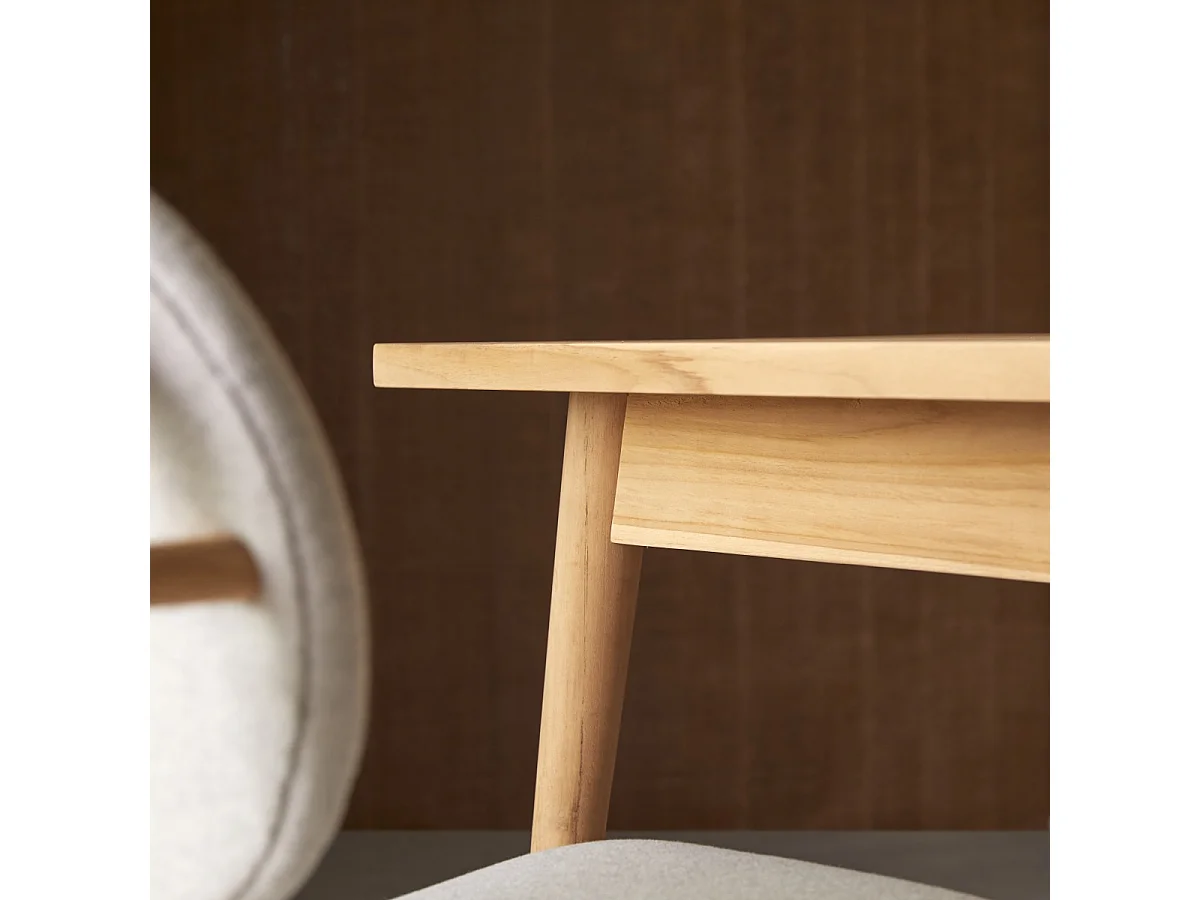 Esstisch aus Teakholz massiv Esszimmer Tisch 180x80 cm neu Tikamoon