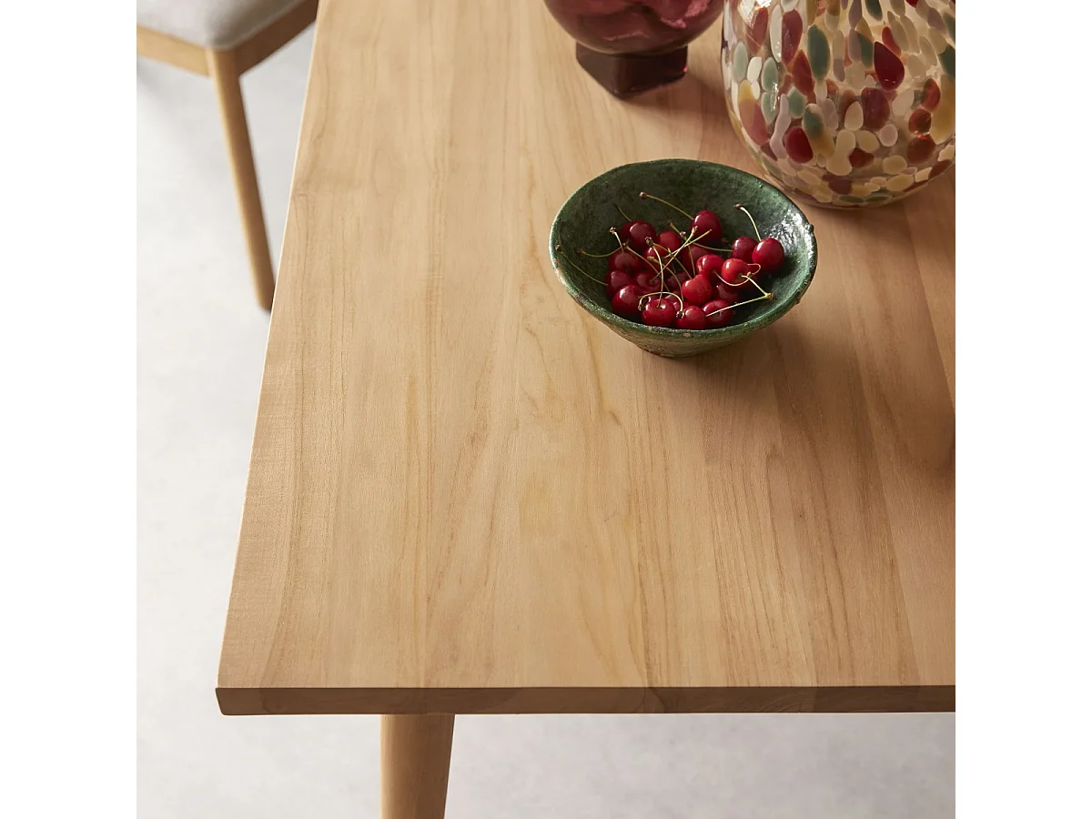 Tavolo pranzo legno massello Teak teck tek 180x80 sala pranzo soggiorno