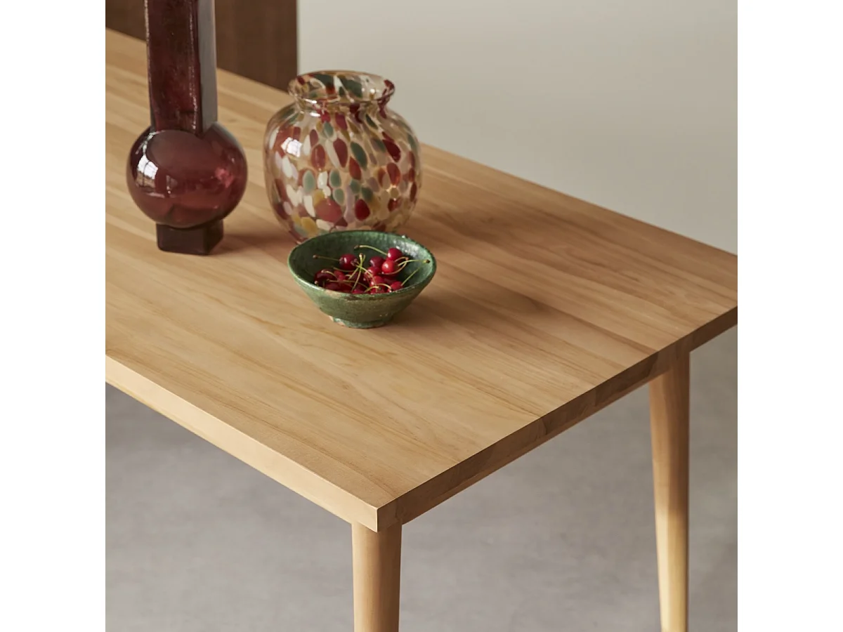 Tavolo pranzo legno massello Teak teck tek 180x80 sala pranzo soggiorno