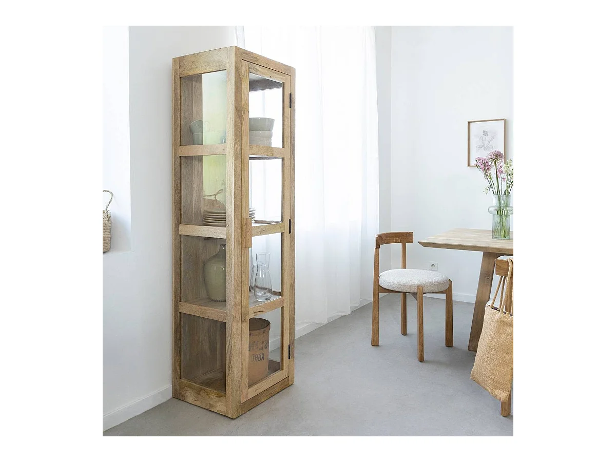 Vitrine en bois de manguier Juliet
