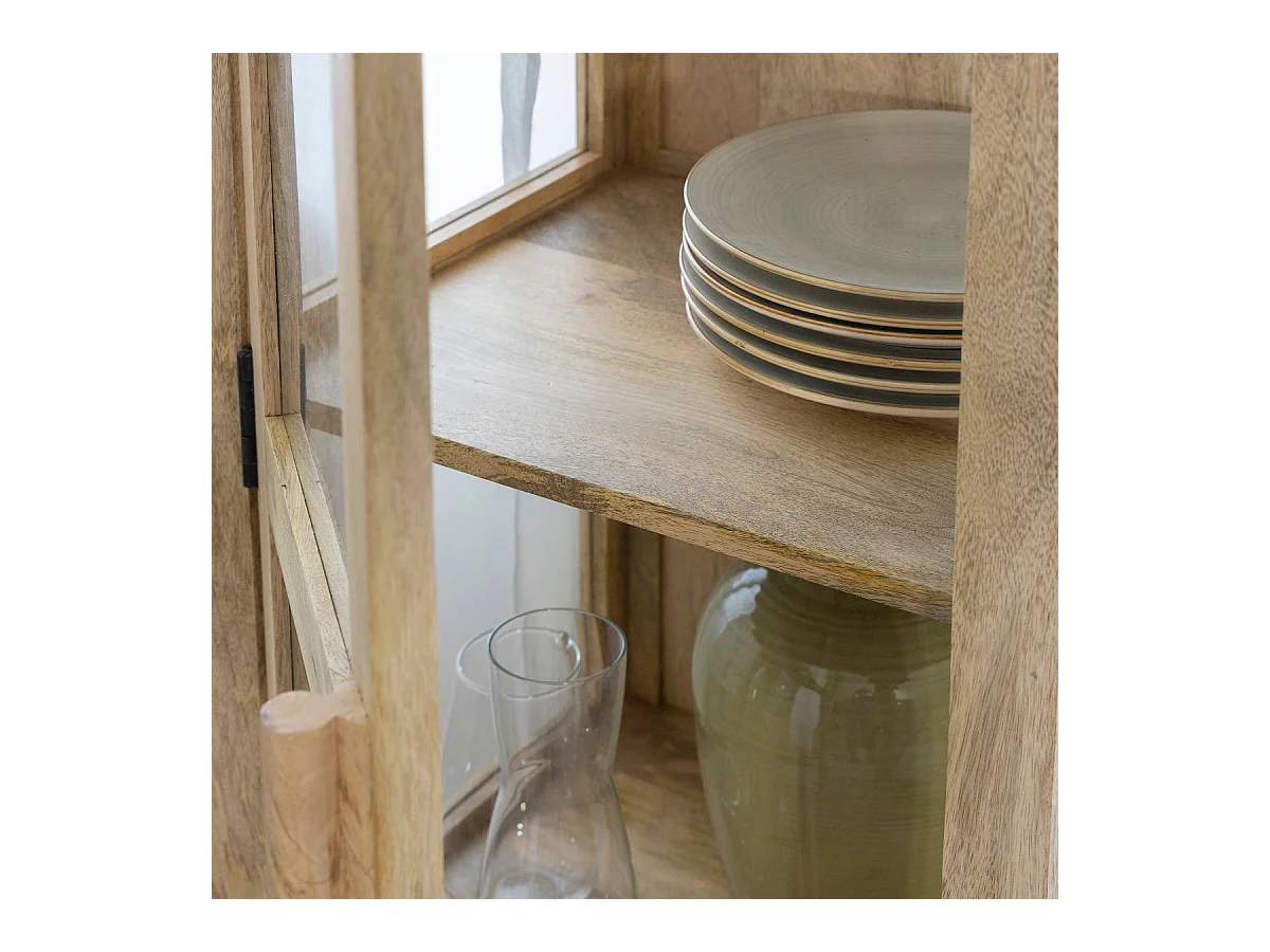 Vitrine en bois de manguier Juliet