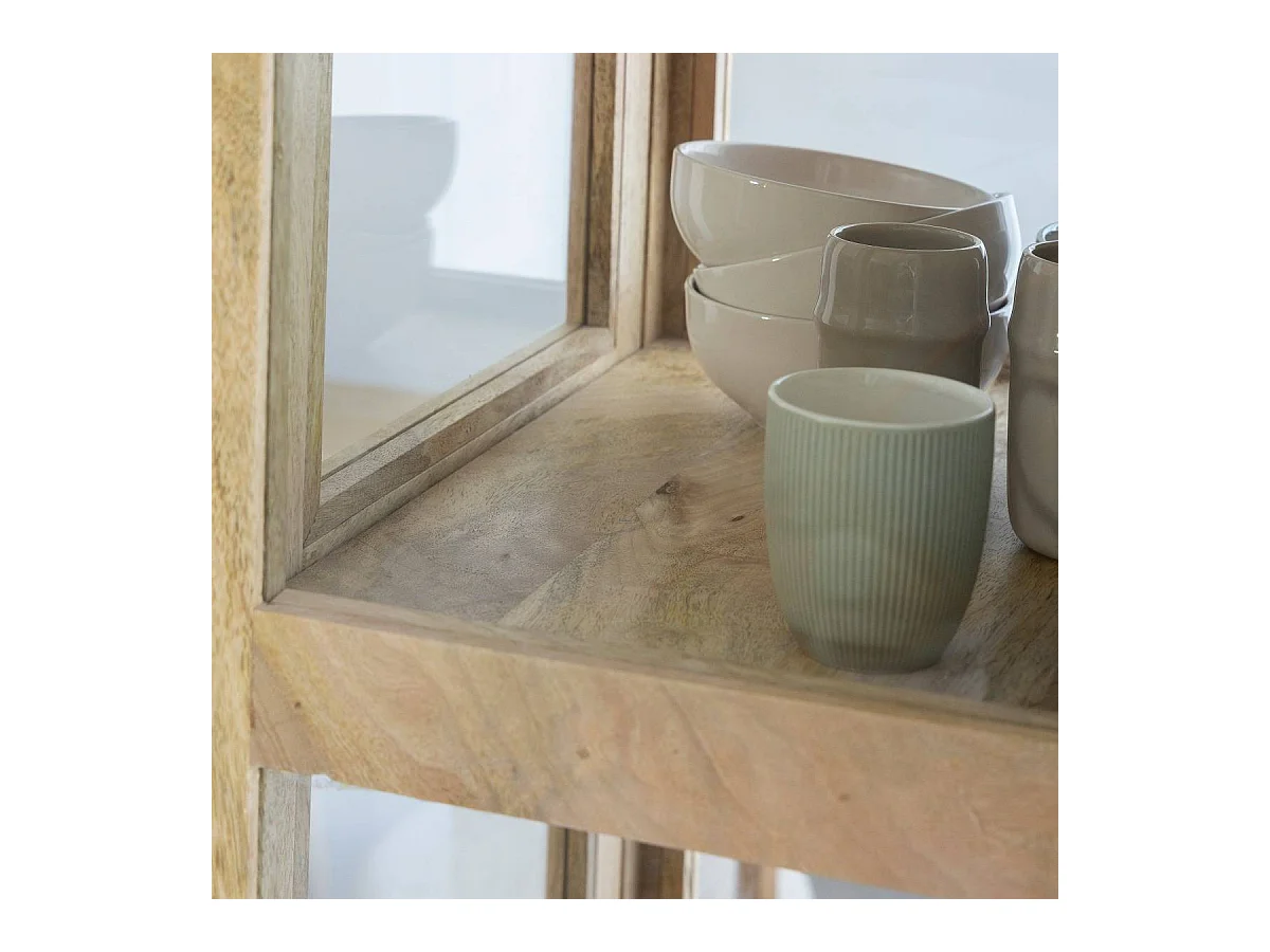 Vitrine en bois de manguier Juliet
