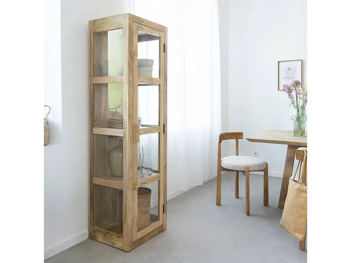 Vitrine en bois de manguier Juliet