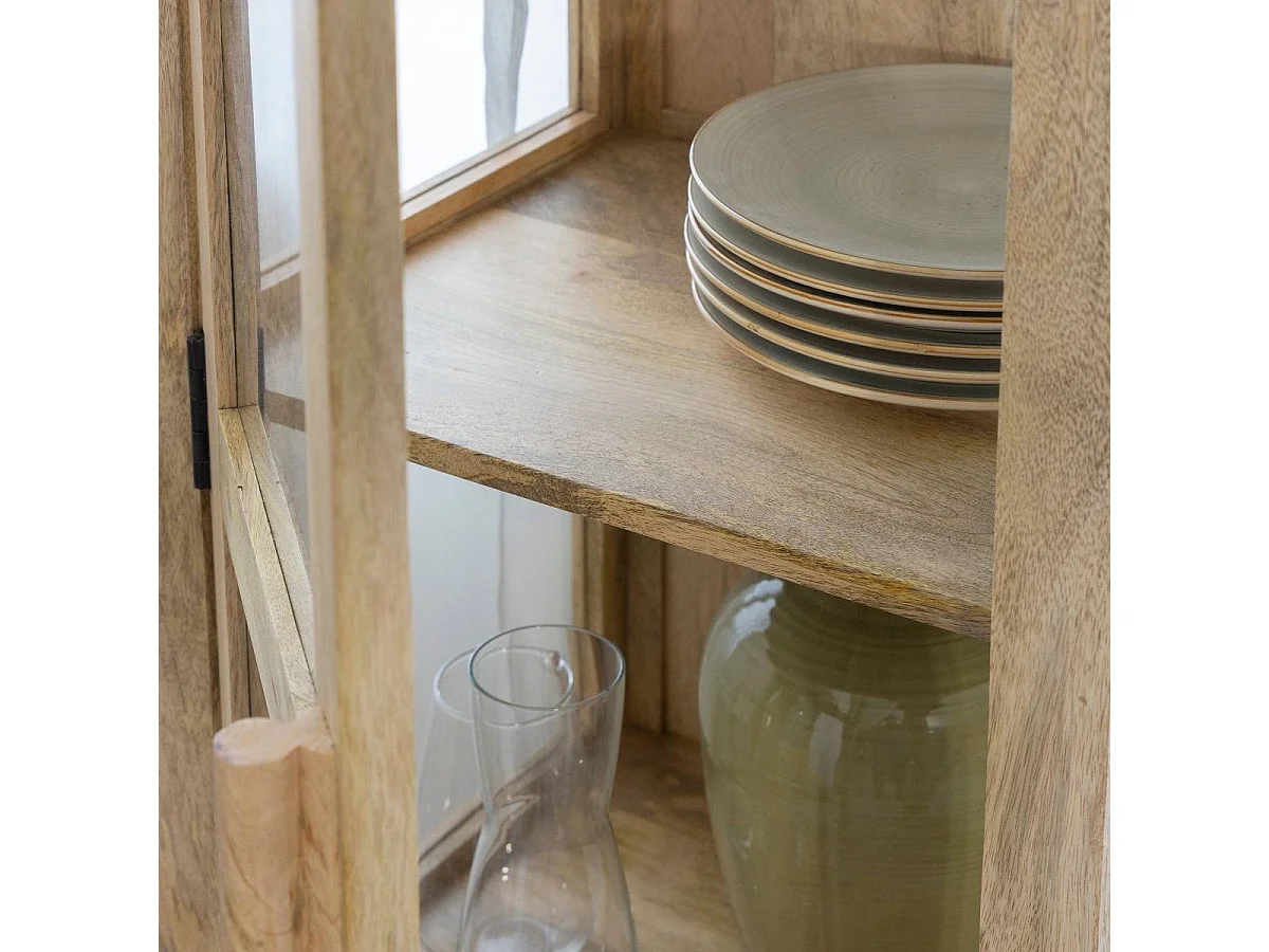 Vitrine en bois de manguier Juliet